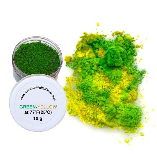 Color Changing Deals; Color Changing Powder Pigment Thermochromic Temperature Heat Sensitive; Category:Pigment Powders; Image:1
